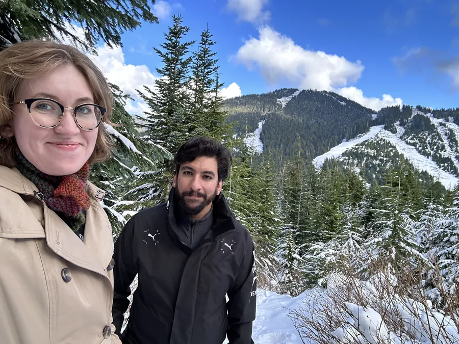 Hiking the mountains north of Vancouver, British Columbia